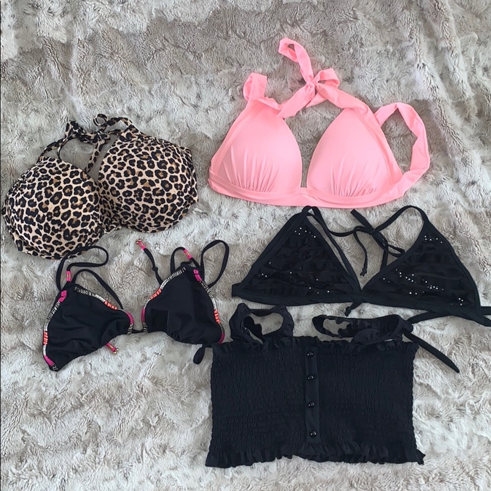 *SOLD* Bundle of 4 Swimsuit Tops (Pink is SOLD)  | Large